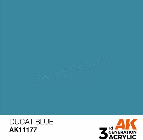 Photo de Ak Interactive  Pot de Peinture - Ducat Blue (17 ml)