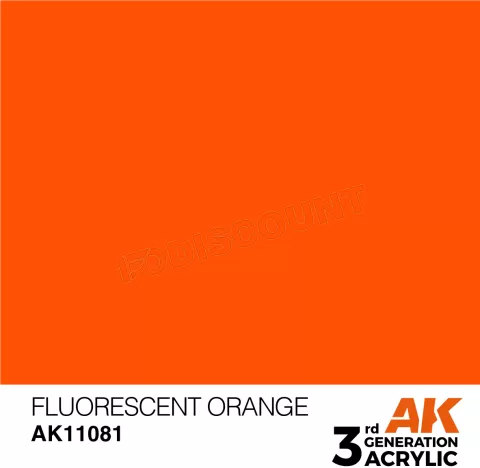 Photo de Ak Interactive  Pot de Peinture - Fluorescent Orange (17 ml)