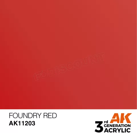 Photo de Ak Interactive  Pot de Peinture - Foundry Red (17 ml)