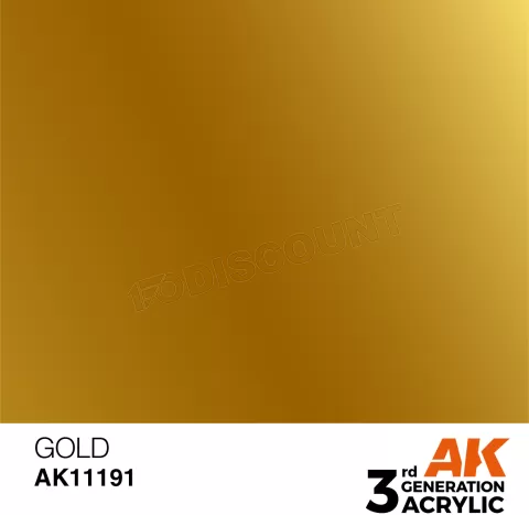 Photo de Ak Interactive  Pot de Peinture - Gold (17 ml)