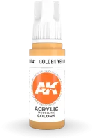 Photo de Ak Interactive  Pot de Peinture - Golden Yellow (17 ml)