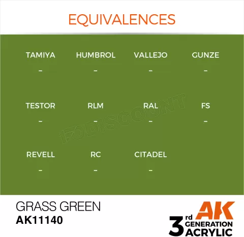 Photo de Ak Interactive  Pot de Peinture - Grass Green (17 ml)