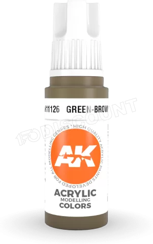 Photo de Ak Interactive  Pot de Peinture - Green-Brown (17 ml)