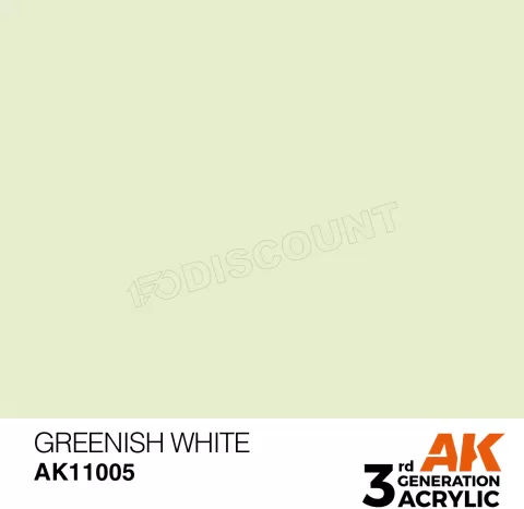 Photo de Ak Interactive  Pot de Peinture - Greenish White (17 ml)