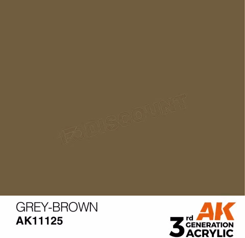 Photo de Ak Interactive  Pot de Peinture - Grey-Brown (17 ml)