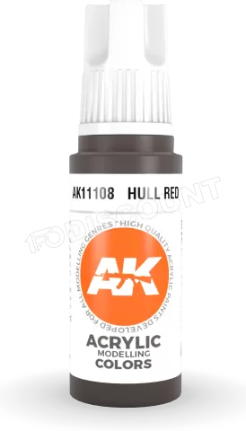 Photo de Ak Interactive  Pot de Peinture - Hull Red (17 ml)