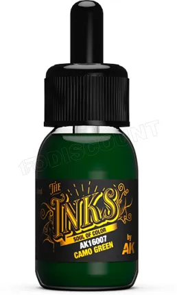 Photo de Ak Interactive Pot de Peinture - Inks Camo Green (30 ml)