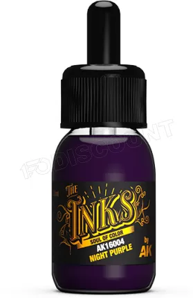 Photo de Ak Interactive Pot de Peinture - Inks Night Purple (30 ml)