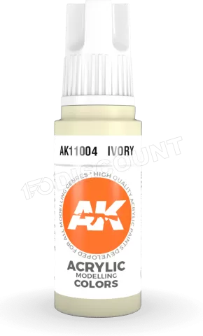 Photo de Ak Interactive  Pot de Peinture - Ivory (17 ml)