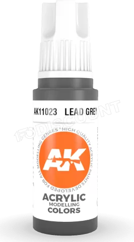 Photo de Ak Interactive  Pot de Peinture - Lead Grey (17 ml)