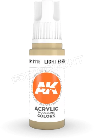 Photo de Ak Interactive  Pot de Peinture - Light Earth (17 ml)