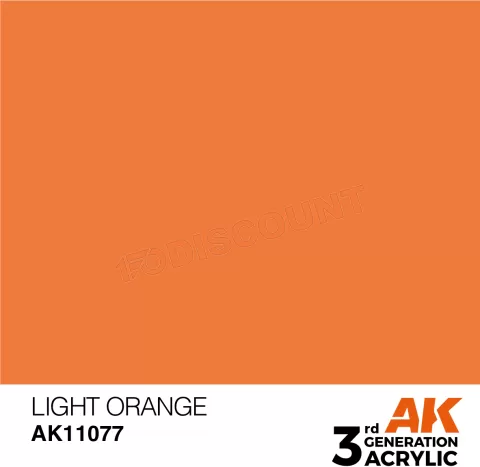 Photo de Ak Interactive  Pot de Peinture - Light Orange (17 ml)