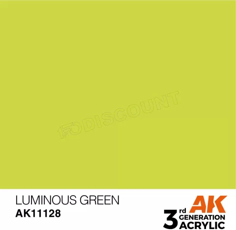 Photo de Ak Interactive  Pot de Peinture - Luminous Green (17 ml)