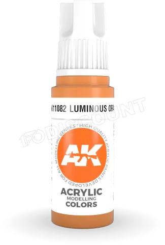 Photo de Ak Interactive  Pot de Peinture - Luminous Orange (17 ml)