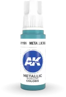 Photo de Ak Interactive  Pot de Peinture - Metallic Blue (17 ml)