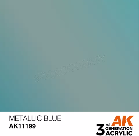 Photo de Ak Interactive  Pot de Peinture - Metallic Blue (17 ml)