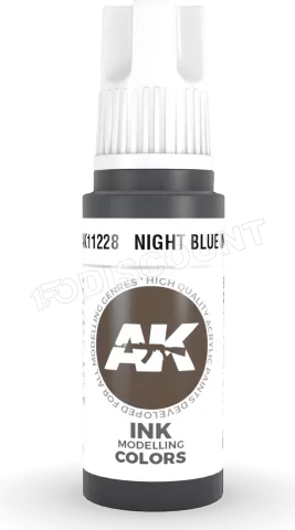 Photo de Ak Interactive  Pot de Peinture - Night Blue Ink (17 ml)