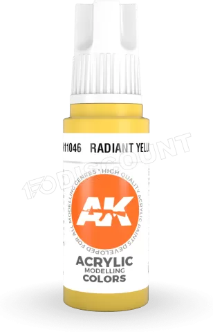 Photo de Ak Interactive  Pot de Peinture - Radiant Yellow (17 ml)