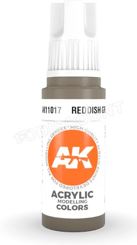 Photo de Ak Interactive  Pot de Peinture - Reddish Grey (17 ml)