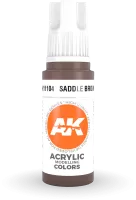 Photo de Ak Interactive  Pot de Peinture - Saddle Brown (17 ml)