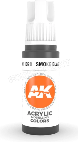 Photo de Ak Interactive  Pot de Peinture - Smoke Black (17 ml)