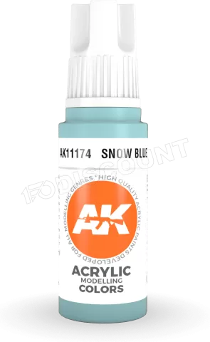 Photo de Ak Interactive  Pot de Peinture - Snow Blue (17 ml)