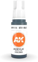 Photo de Ak Interactive  Pot de Peinture - Star Blue (17 ml)