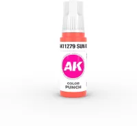 Photo de Ak Interactive  Pot de Peinture - Sun Red (17 ml)