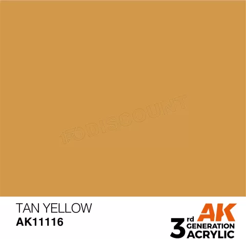 Photo de Ak Interactive  Pot de Peinture - Tan Yellow (17 ml)