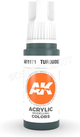 Photo de Ak Interactive  Pot de Peinture - Turquoise (17 ml)