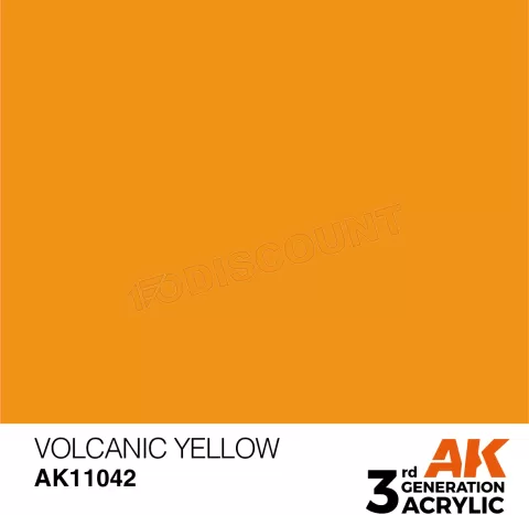 Photo de Ak Interactive  Pot de Peinture - Volcanic Yellow (17 ml)