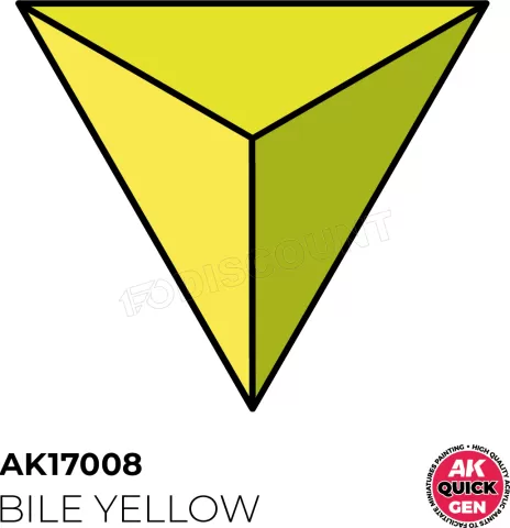 Photo de Ak Interactive Pot de Quick Gen - Bile Yellow (18 ml)