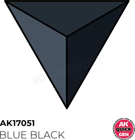 Photo de Ak Interactive Pot de Quick Gen - Blue Black (18 ml)