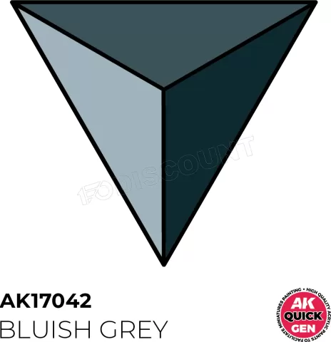 Photo de Ak Interactive Pot de Quick Gen - Bluish Grey (18 ml)