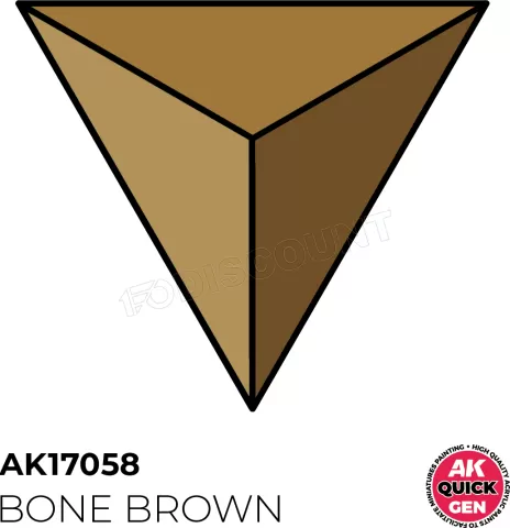 Photo de Ak Interactive Pot de Quick Gen - Bone Brown (18 ml)