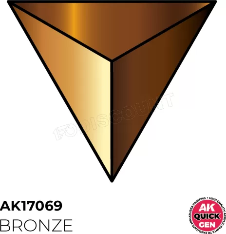 Photo de Ak Interactive Pot de Quick Gen - Bronze (18 ml)