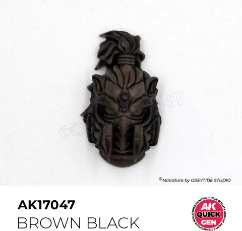 Photo de Ak Interactive Pot de Quick Gen - Brown Black (18 ml)