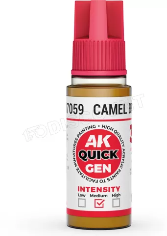 Photo de Ak Interactive Pot de Quick Gen - Camel Brown (18 ml)