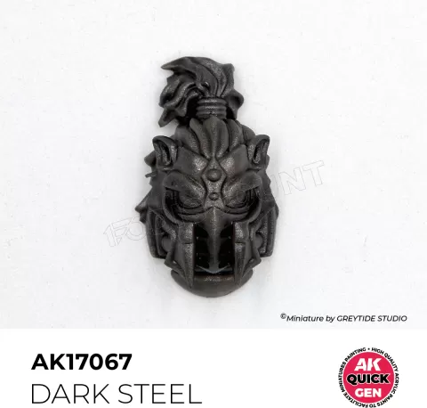 Photo de Ak Interactive Pot de Quick Gen - Dark Steel  (18 ml)