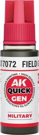 Photo de Ak Interactive Pot de Quick Gen - Field Grey (18 ml)