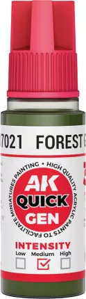 Photo de Ak Interactive Pot de Quick Gen - Forest Green (18 ml)