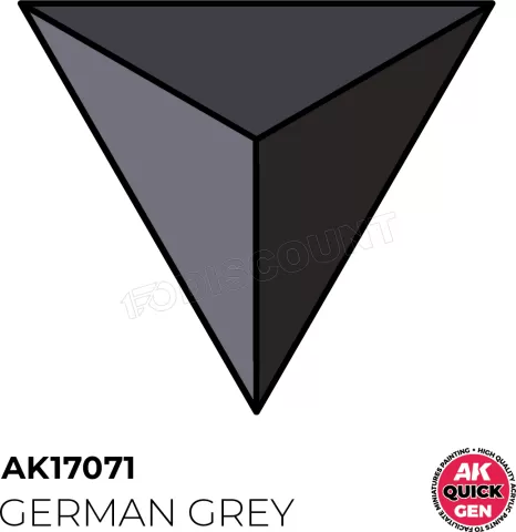 Photo de Ak Interactive Pot de Quick Gen - German Grey (18 ml)