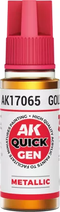 Photo de Ak Interactive Pot de Quick Gen - Gold (18 ml)