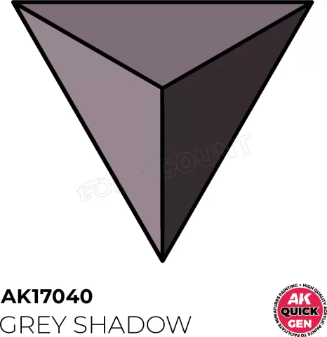 Photo de Ak Interactive Pot de Quick Gen - Grey Shadow (18 ml)