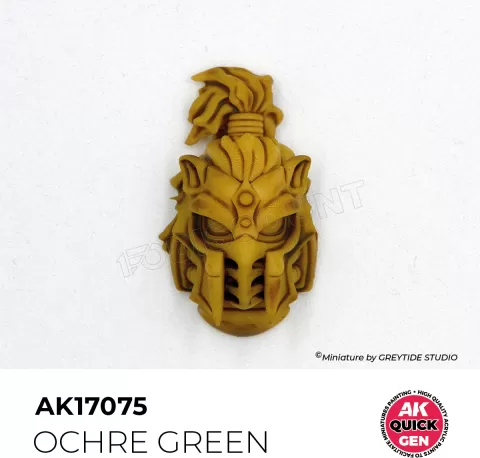 Photo de Ak Interactive Pot de Quick Gen - Ochre Green (18 ml)