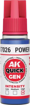 Photo de Ak Interactive Pot de Quick Gen - Power Blue (18 ml)