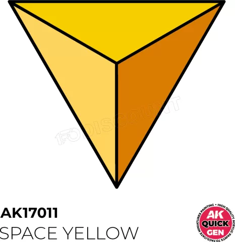 Photo de Ak Interactive Pot de Quick Gen - Space Yellow (18 ml)