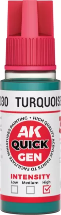 Photo de Ak Interactive Pot de Quick Gen - Turquoise Green (18 ml)