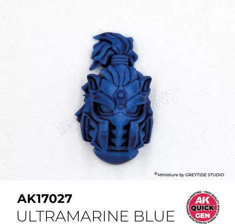 Photo de Ak Interactive Pot de Quick Gen - Ultramarine Blue (18 ml)