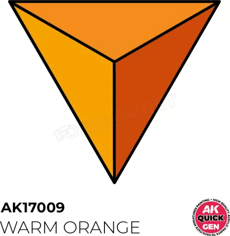 Photo de Ak Interactive Pot de Quick Gen - Warm Orange (18 ml)